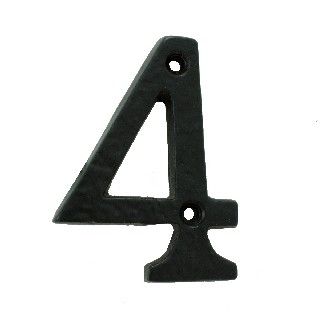 CARLISLE BRASS - LF55494-BP NUMERAL 4