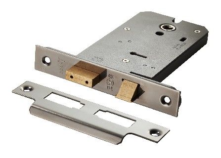 CARLISLE BRASS - LHSS5360SSS-R EASI - T HORIZONTAL 3LEVER SASHLOCK 152MM - RADIUS