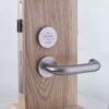 Zoo Hardware Lift To lock Kit Complete with Door Handle Set and Din Lock 60mm ZCS030LLSS-ZDL7260LLSS
