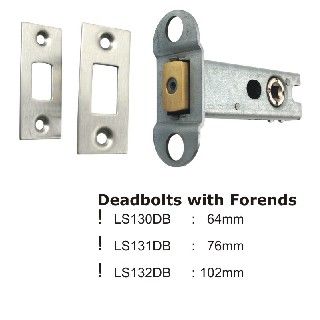 LS131DBPVD Deadbolts with Forends