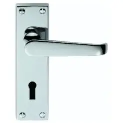 CARLISLE BRASS - M30CP VICTORIAN LEVER ON BACKPLATE - LOCK 57MM C/C