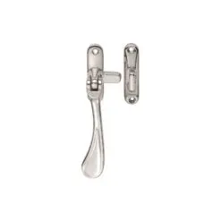 CARLISLE BRASS - M73CP-BP VICTORIAN REVERSIBLE CASEMENT FASTENER WITH HOOK & MORTICE PLATE