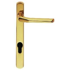 CARLISLE BRASS - M86NP92 NARROW PLATE - STRAIGHT LEVER FURNITURE (92MM C/C) (CO1)