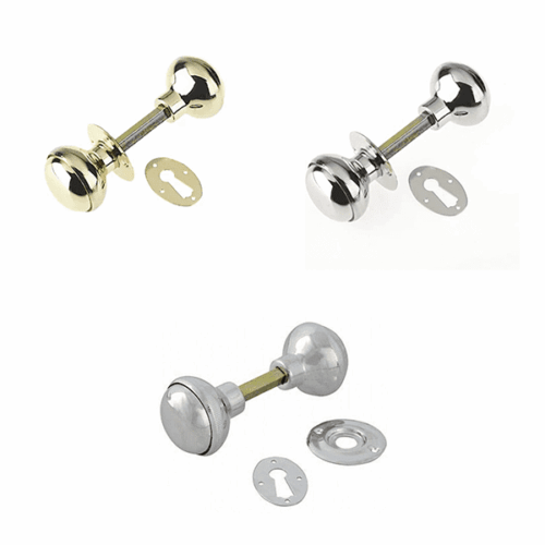 Yale Rim Mortice Door Knobs - 42mm - Multiple Finishes