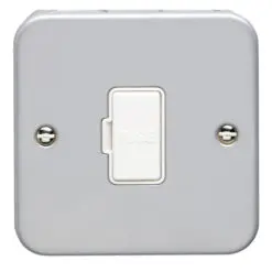 Eurolite Mcuswffow 13Amp Unswitched Fuse Connection Unit Flex Outlet Metal Clad