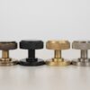 Millhouse Brass Harrison Solid Brass Knurled Mortice Knob on Concealed Fix Rose - Satin Nickel MH450KSMKSN