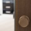 Millhouse Brass Harrison Solid Brass Knurled Mortice Knob on Concealed Fix Rose - Satin Nickel MH450KSMKSN