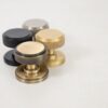 Millhouse Brass Harrison Solid Brass Knurled Mortice Knob on Concealed Fix Rose - Satin Nickel MH450KSMKSN