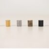 Millhouse Brass Watson Cylinder Knurled Cabinet Knob on Concealed Fix - Urban Dark Bronze MHCK1820UDB