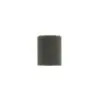 Millhouse Brass Watson Cylinder Knurled Cabinet Knob on Concealed Fix - Urban Dark Bronze MHCK1820UDB