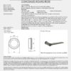 Millhouse Brass Brindley Lever Door Handle on Concealed Round Rose - Matt Black MHCR300MB