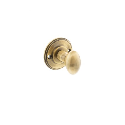 Millhouse Brass Solid Brass Oval WC Turn and Release - Antique Brass MHOWCAB