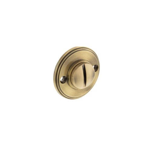 Millhouse Brass Solid Brass Oval WC Turn and Release - Antique Brass MHOWCAB