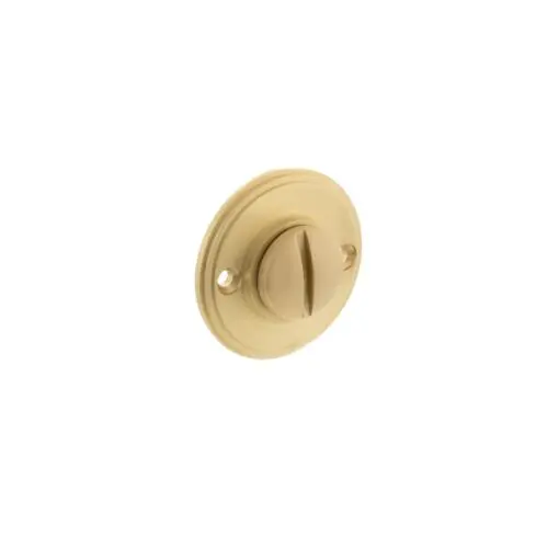 Millhouse Brass Solid Brass Oval WC Turn and Release - Satin Brass MHOWCSB