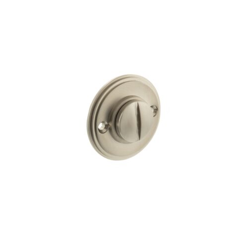 Millhouse Brass Solid Brass Oval WC Turn and Release - Satin Nickel MHOWCSN