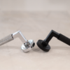 Millhouse Brass Cartwright Designer Lever on Round Rose - Matt Black MHR200MB