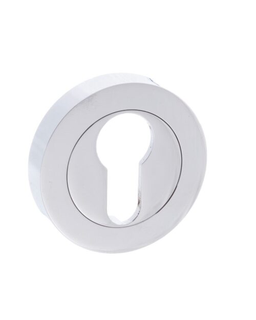 Millhouse Brass Cartwright Designer Lever on Round Rose - Polished Chrome MHR200PC