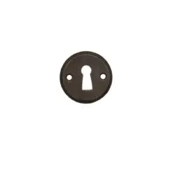 Millhouse Brass Solid Brass Open Key Hole Escutcheon - Urban Dark Bronze MHRKEUDB