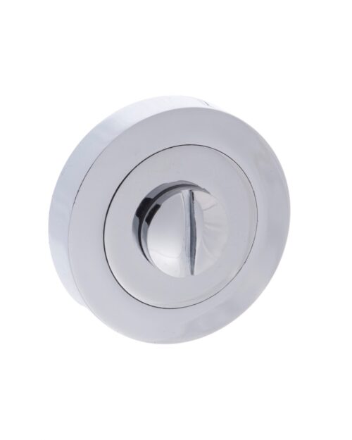 Millhouse Brass WC Turn and Release on Round Rose - Polished Chrome MHRWCPC