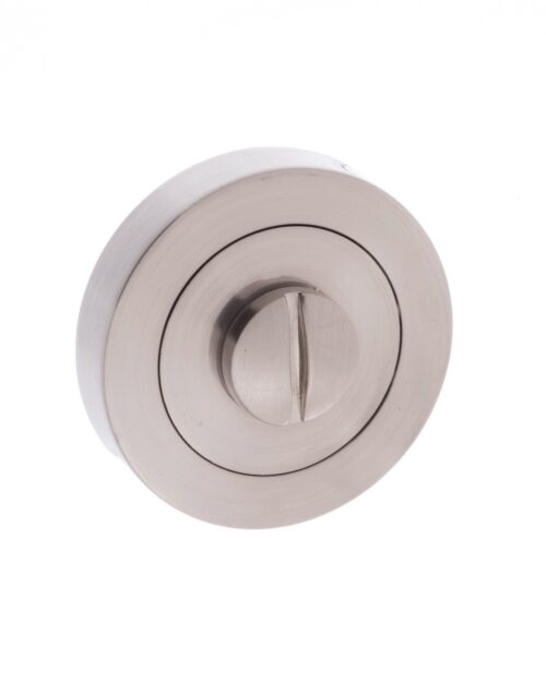 Millhouse Brass WC Turn and Release on Round Rose - Satin Nickel MHRWCSN