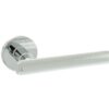 Millhouse Brass Stephenson Designer Lever on 5mm Slimline Round Rose - Polished Chrome MHSR250PC