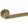 Millhouse Brass Key Escutcheon on 5mm Slimline Round Rose - Yester Bronze MHSRKYB