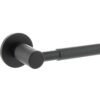 Millhouse Brass Mason Designer Lever on 5mm Slimline Round Rose - Matt Black MHSR500MB