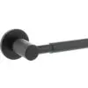 Millhouse Brass Mason Designer Lever on 5mm Slimline Round Rose - Matt Black MHSR500MB
