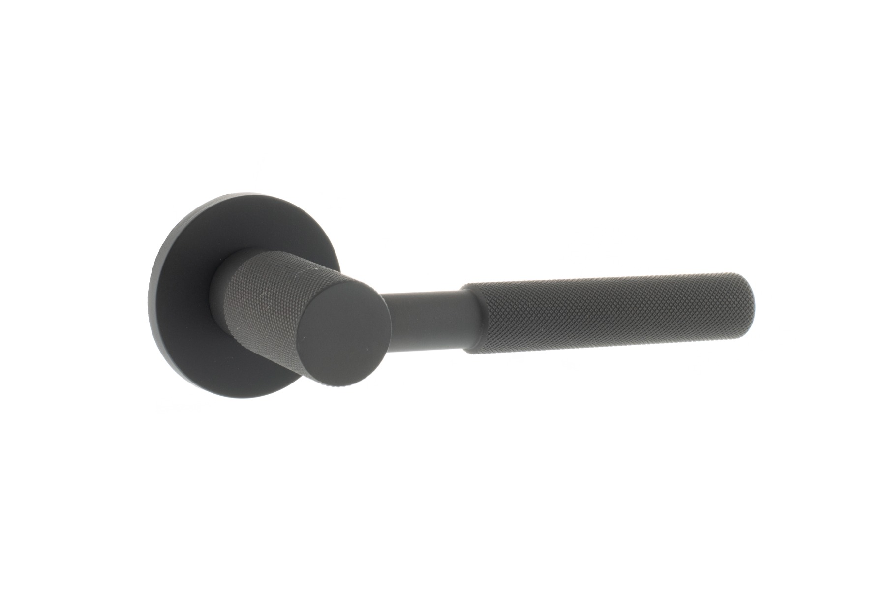 Millhouse Brass Mason Designer Lever on 5mm Slimline Round Rose - Urban Dark Bronze MHSR500UDB