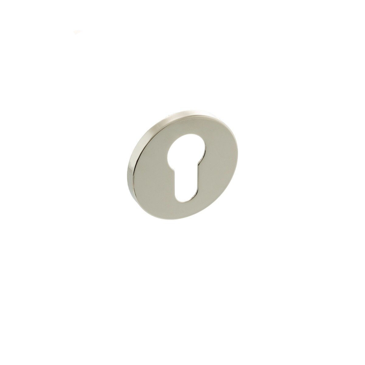 Millhouse Brass WC Turn and Release on 5mm Slimline Round Rose - Polished Nickel MHSRWCPN