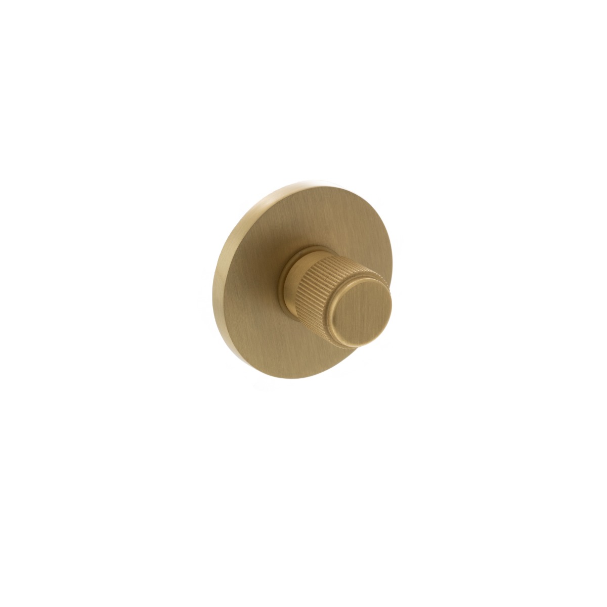 Millhouse Brass Linear WC Turn and Release on 5mm Slimline Round Rose - Satin Brass MHSRLWCSB