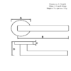 Millhouse Brass Crompton Designer Lever on 5mm Slimline Round Rose - Polished Chrome MHSR100PC