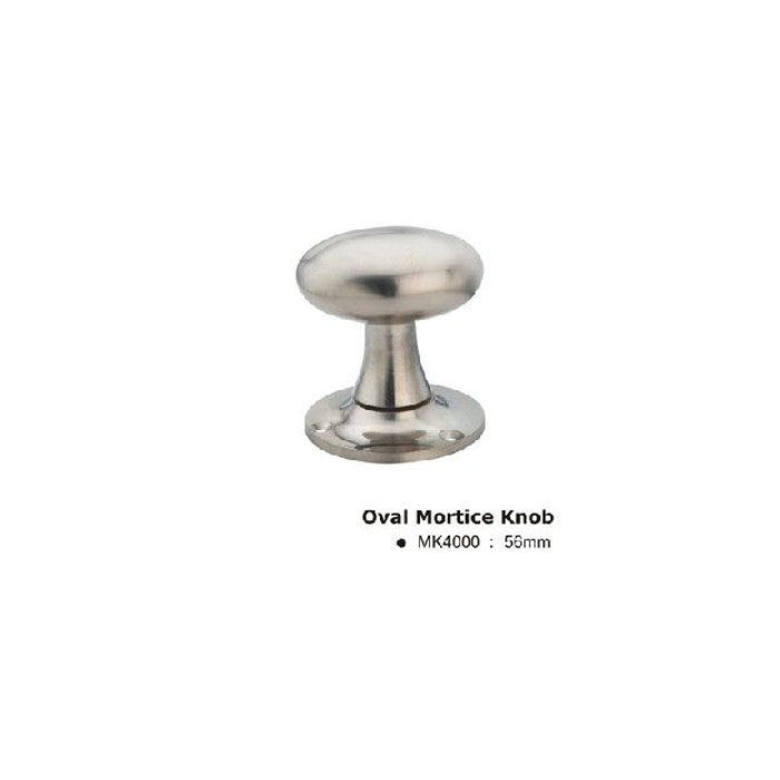 MK4000SN Oval Mortice Knob