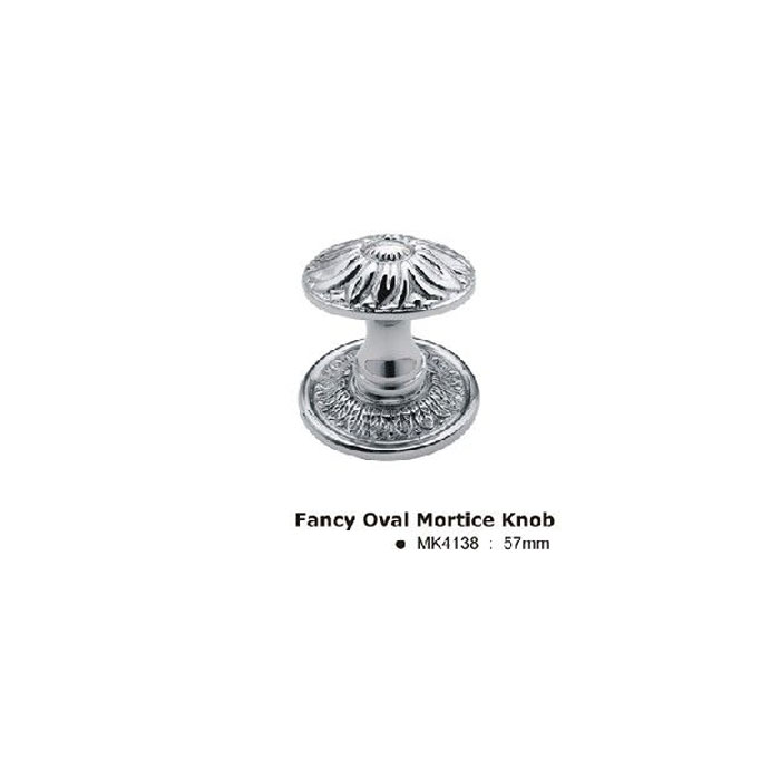 MK4138SCP Fancy Oval Mortice Knob