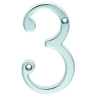 CARLISLE BRASS - N3CP-BP NUMERAL NO. 3