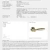 Old English York Lever Door Handle on Round Rose - Distressed Silver OE174DS