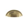 Old English Lincoln Solid Brass Victorian Knob 32mm on Concealed Fix - Antique Brass OEC1232AB