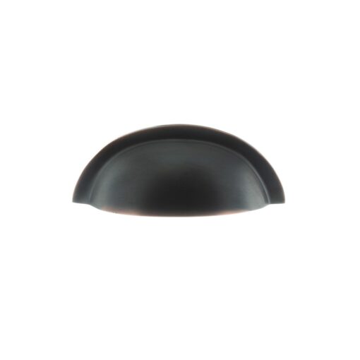 Old English Winchester Solid Brass Cabinet Cup Pull on Concealed Fix - Antique Copper OEC1176AC