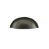 Old English Lincoln Solid Brass Victorian Knob 38mm on Concealed Fix - Distressed Silver OEC1238DS