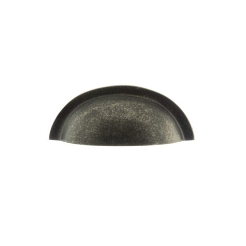 Old English Lincoln Solid Brass Victorian Knob 38mm on Concealed Fix - Distressed Silver OEC1238DS