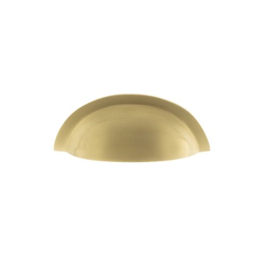 Old English Lincoln Solid Brass Victorian Knob 32mm on Concealed Fix - Satin Brass OEC1232SB