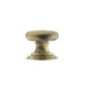 Old English Lincoln Solid Brass Victorian Knob 32mm on Concealed Fix - Antique Brass OEC1232AB