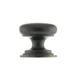 Old English Lincoln Solid Brass Victorian Knob 38mm on Concealed Fix - Antique Copper OEC1238AC