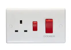 Eurolite Pl3310 Enhance White Plastic 45A Dp Switch And 13A Switched Socket