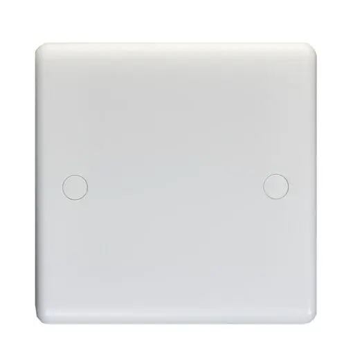 Eurolite Pl4011 Enhance White Plastic 1 Gang Blank Plate