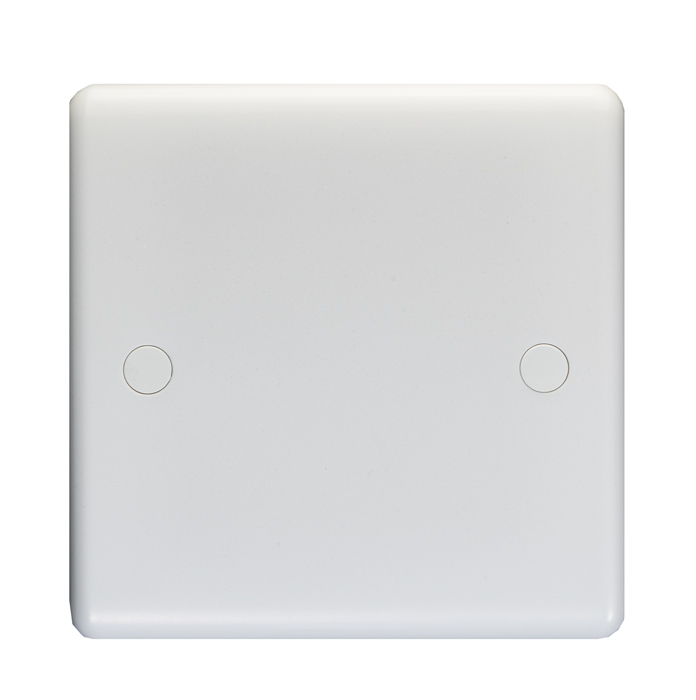 Eurolite Pl4011 Enhance White Plastic 1 Gang Blank Plate