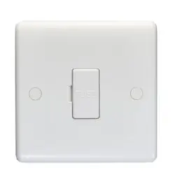 Eurolite Pl4130 Enhance White Plastic 13A Un-Switched Fused Spur Unit
