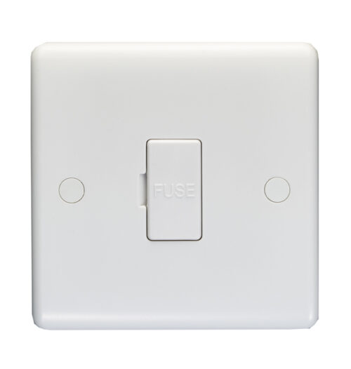 Eurolite Pl4130 Enhance White Plastic 13A Un-Switched Fused Spur Unit