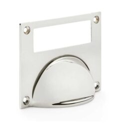 Alexander & Wilks Conway Card Pocket Flush Pull AW904PN Polished Nickel