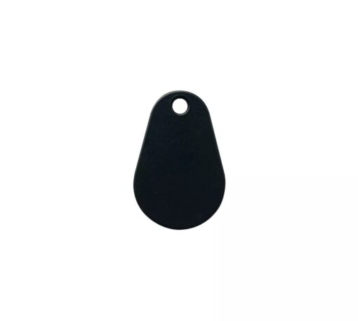 MIFARE Classic 1K Overmolded IP68 Pear Keyfob (Blank) Black